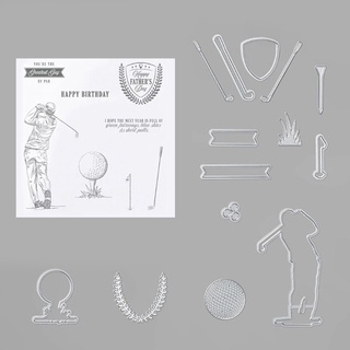 Sello De Golf Sss sello con troqueles De Corte esténcil Diy Álbum De recortes en relieve decoración De tarjetas De Papel manualidades