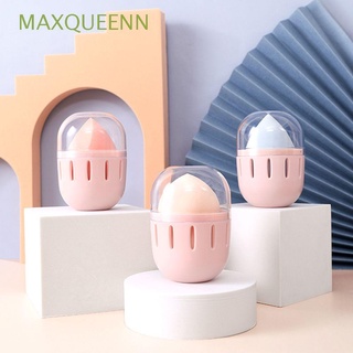 MAXQUEENN Isolation Pollution Sponge Storage Box Portable Powder Puff Holder Beauty Egg Box Drying Holder Ventilation Breathable Makeup Accessories Cosmetic Puff Case Capsule Mildew Proof Beauty Egg Stand