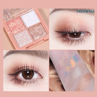 Lacewall 7.2g Eyeshadow Palette Summer Style Glossy Four-colored Eye Shadow Palette for Beauty Salon (3)