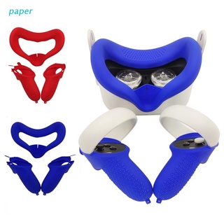 papel 13 piezas traje para oculus quest2 máscara de ojos de silicona máscara quest segunda generación mango de protección traje quest2 accesorios