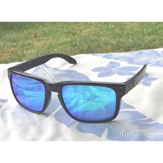 lentes de sol oakley holbrook color negro/azul/lentes polarizados personalizados g"- mostrar título (3)