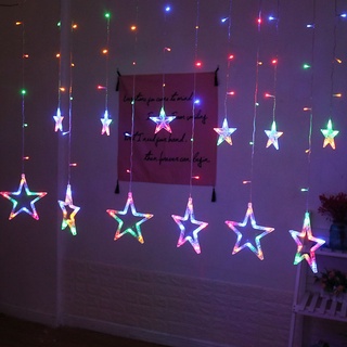 Trouvaille1_led estrellas navidad colgante cortina luces cadena de navidad fiesta en casa casa Dec MR