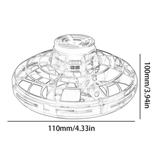 flynova fxq-01 mini dron/giroscopio/giratorio con led para fidget finger (6)