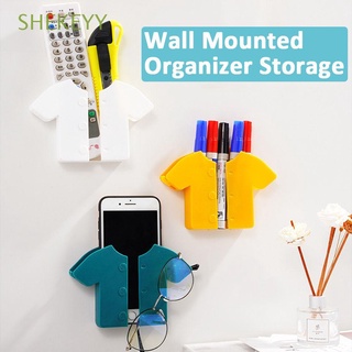 SHEKEYY New Organizer Storage Self-adhesive Phone Charging Holder Wall Mounted Hook Multipurpose Multifunction Wall Holder Remote Control/Multicolor