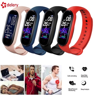 delery M5 Smart Sport Band Fitness Tracker Pedometer Heart Rate Blood Pressure Monitor Bluetooth Smartband Bracelets Men Women cl