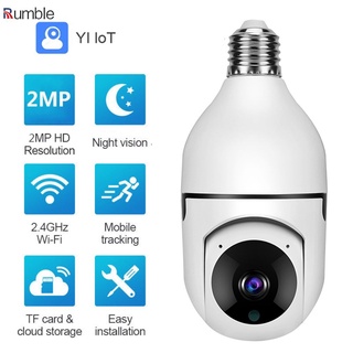 2mp 1080P cámara PTZ E27 lámpara wifi HD infrarroja visión nocturna dos pasos Monitor De seguimiento Automático De seguridad en Casa
