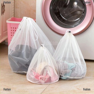 <fudan> bolsas de red de malla usadas para lavadora, bolsa de lavandería grande, bolsas de lavado engrosadas