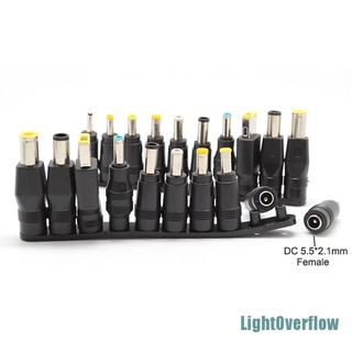 [LightOverflow] Puntas Universal Jack DC mmx mm conectores cargador convertidor portátil adaptador (6)