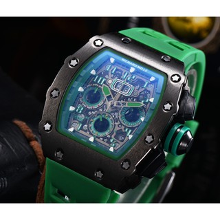 2021 Richard Mille-Boutique Hombres Negocios Relojes De Diseñador Marca De Lujo Seis Manos Cuarzo Multifunción Reloj aa