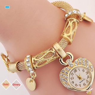reloj de pulsera con forma de corazón exquisito para mujer/reloj de pulsera de cuarzo/regalo