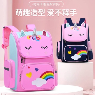 Mochila escolar unicornio de dibujos animados para niños bagpack bolsa escolar
