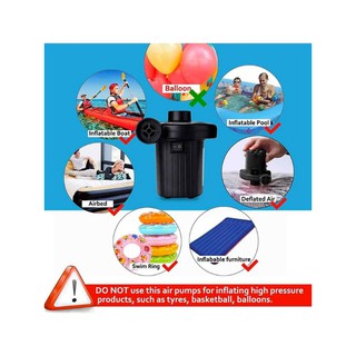 Compresor de aire eléctrico de la bomba de aire para la piscina inflable colchón barco sofá compra (7)
