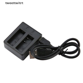 Tweettwitrt cargador/soporte dual Para batería 2 en 1/cargador Para Eken/Sjcam Sj4000 (Tweettwitrt)