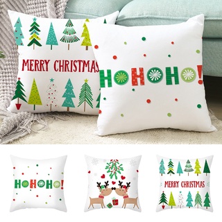feliz navidad decoraciones para el hogar reno santa claus árbol funda de almohada adorno de navidad regalo de navidad