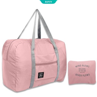 GRANDE Nuevas bolsas plegables de nailon para viajes bolso unisex de gran capacidad bolso de mujer impermeable bolso para hombres para viajar [FUN]