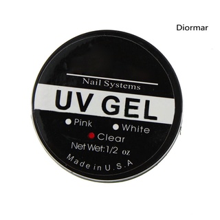 DR-MJ 1 Bottle Transparent UV Nail Gel Manicure Tool UV Builder Extension Gel Nail Art (8)