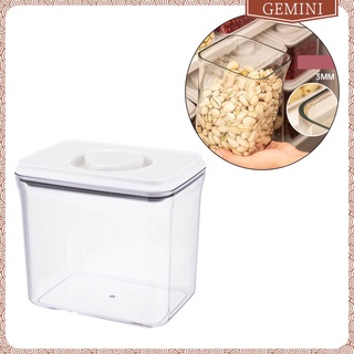 [Gemini] Recipiente de almacenamiento de alimentos secos grandes para cereales, recipiente de plástico hermético tapa adecuada para cereales, harina, azúcar, café, arroz,