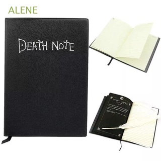 ALENE for Gift Death Note Notebook Diario Escolar Pad Coleccionable Anime Cuero Dibujos Animados Papel Pluma/Multicolor
