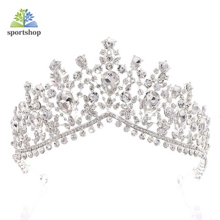 Tiaras nupcial accesorios para el cabello de la boda brillante diamantes de imitación corona de novia de lujo novia moda diadema