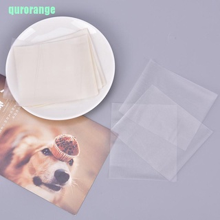 Qurorange 500 hojas de papel de regalo de turrón comestible papel de arroz glutinoso papel de hornear OLOL