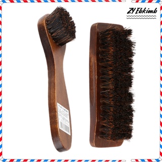 2 cepillos de limpieza para botas de zapatos, cepillos de pulido con mango de madera (1)