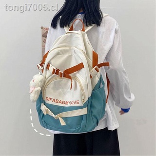 Mochila femenina ins versión coreana de la mochila de gran capacidad para estudiantes de secundaria Mochila de viaje para estudiantes de secundaria japonesa para niña Harajuku