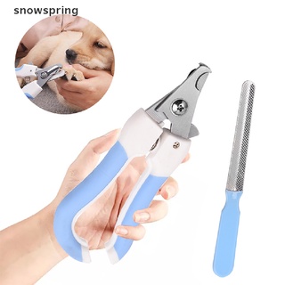 Snowspring Pet Cat Dog Nail Clipper Cutter With Sickle Stainless Grooming Scissors Clippers CL