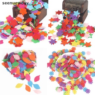 [See] 100pcs Non-Woven Chic Felt Fabric Cloth Felts DIY Bundle For Sewing Dolls Crafts (1)