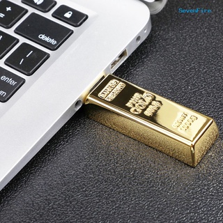 SevenFire 512GB 1/2TB Golden Bar Shape U Disk USB 3.0 Flash Drive Pendrive Storage Device