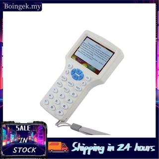 Boingek 9 frecuencia multifuncional copia cifrada NFC tarjeta inteligente RFID copiadora ID/IC lector escritor