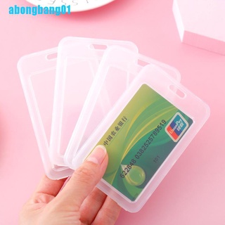 Abongbang01 1 pza funda De tarjeta De Banco/tarjeta simple De Plástico Transparente