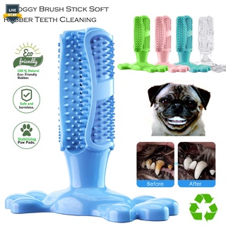 py cepillo de dientes para perros/mascotas/juguete para masticar/juguete de limpieza de dientes de goma suave