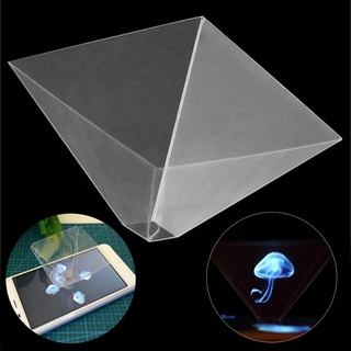 Smartphone Tablet Universal 3D holograma proyector pirámide vídeo pantalla atozshopeemall