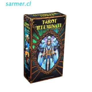 sar3 tarot illuminati kit 78 cartas de adivinación destino familia partido juego de mesa oracle cartas de juego