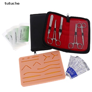 Tutuche 17IN1 Surgical Suture Training Kit Skin Operate Practice Model Pad Needle Kit CL