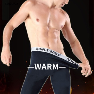 cupuka ropa interior térmica para hombre inferior larga johns a prueba de tiempo pantalones leggings algodón cl
