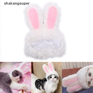shkas gato conejo orejas sombrero mascota gato cosplay disfraces para gatos pequeños perros fiesta super