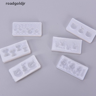 rgj moldes de resina de corazón animal de silicona molde para hacer joyas epoxi colgante diy herramienta oro