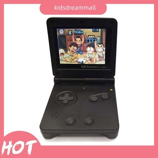 (Kim) Gb Station Flip consola de juegos portátil incorporada 500 juegos clásicos portátil bolsillo Retro consola de juegos con pulgadas