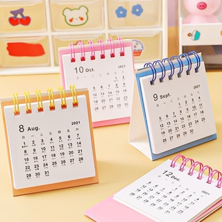 Top 2022 Mini escritorio calendario de dibujos animados calendario Memopad lindo calendario autodisciplinar anual planificador estudio Punch en 365Days (7)