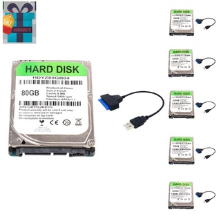 80g Hdd cable Adaptador Sata de 2.5 pulgadas disco duro portátil Sata 3.0 5400-7200rpm disco duro Para Laptop Notebook