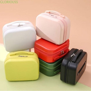 GLORIOUSS Women Mini Suitcase High Quality Luggage Travel Bags Carry On Make Up Men 14 Inches Short Trip Women Suitcases
