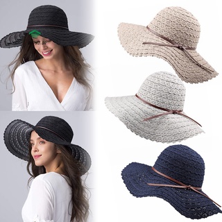 gorro de sol para mujer/sombrero de algodón transpirable plegable con agua ancha para viajes/de vacaciones