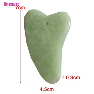 [Onesure] 1 pieza Guasha Jade Board raspador herramienta SPA salón masajeador corporal herramientas de cuidado de la salud (2)