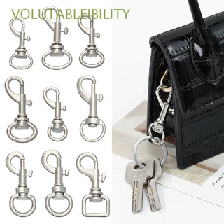 VOLUTABLEIBILITY 5Pcs Hardware Lobster Clasp Bag Part Accessories Hook Bags Strap Buckles Jewelry Making Metal DIY KeyChain Split Ring Collar Carabiner Snap