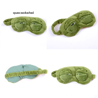 Quecaokahai Frog Sad frog 3D Eye Mask Cover Sleeping Funny Rest Sleep Funny Gift CL