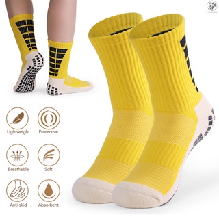 TREKKING [Pf] calcetines de fútbol antideslizantes para hombre, calcetines deportivos de compresión para baloncesto, fútbol, voleibol, correr, senderismo (3)