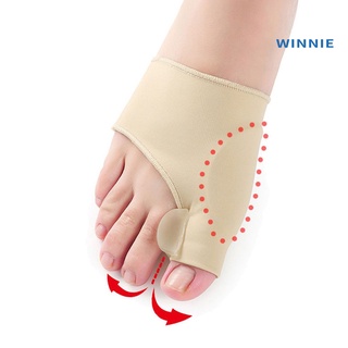 [winnie] 1 par de mangas de unión de pies hallux valgus protector corrector ortopédico cuidado de los pies
