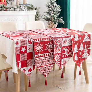 Decoración de mesa camino de mesa de navidad mantel restaurante cocina 180 33 cm atmosférico (5)
