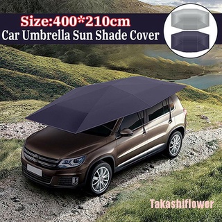(TKS) Cubierta Universal para paraguas de coche, tela para tienda, protección UV, impermeable, 4 x M